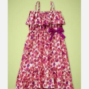 NWT GAP Ruffle Pink Floral Dress Sundress Baby Toddler Girls 12-18M 18-24M 4T